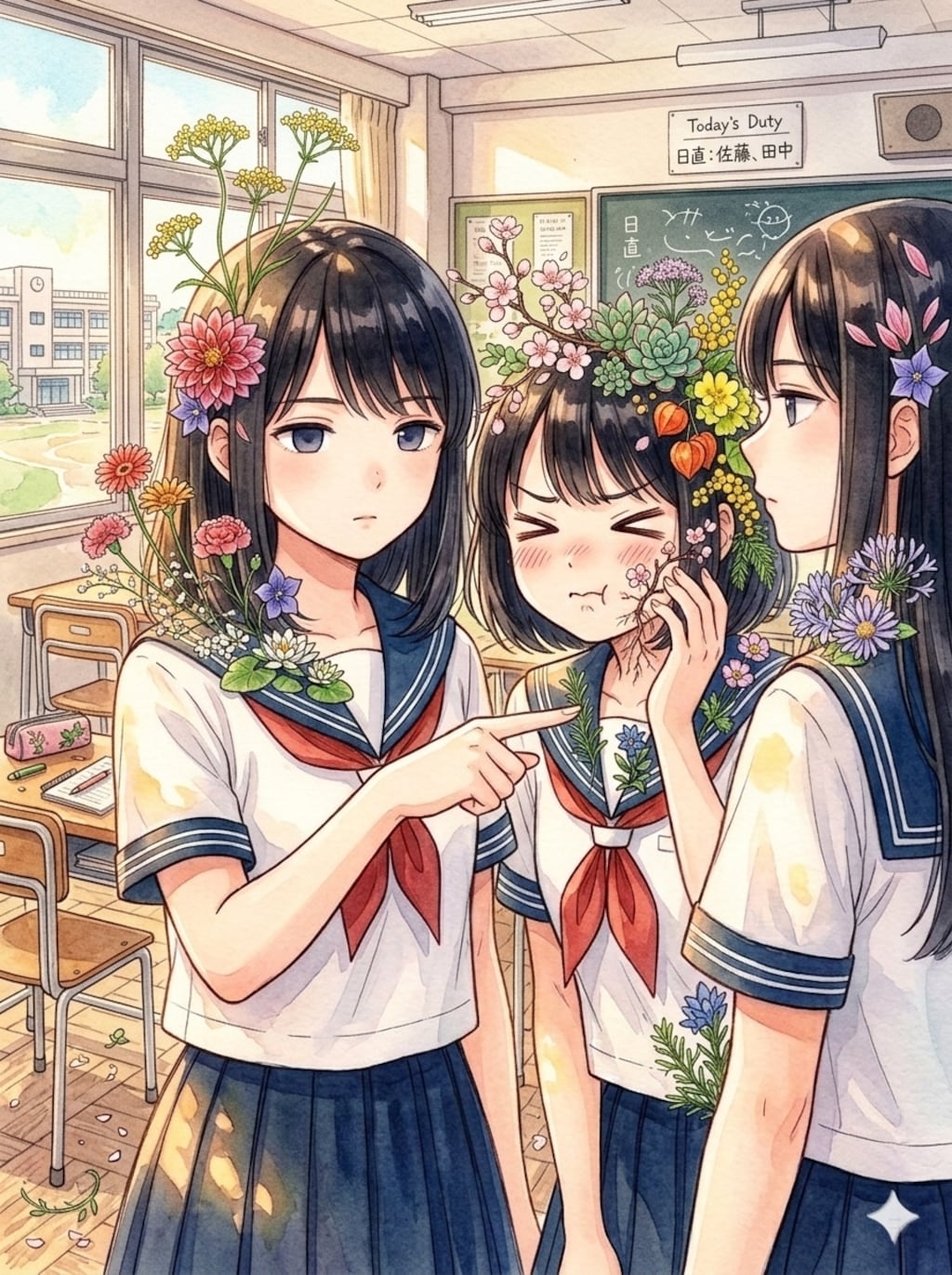 植物が一番美しく生えた人が勝ち