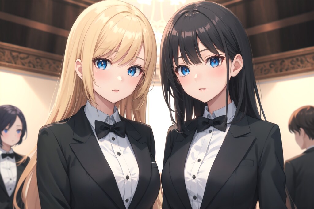 タキシード女子