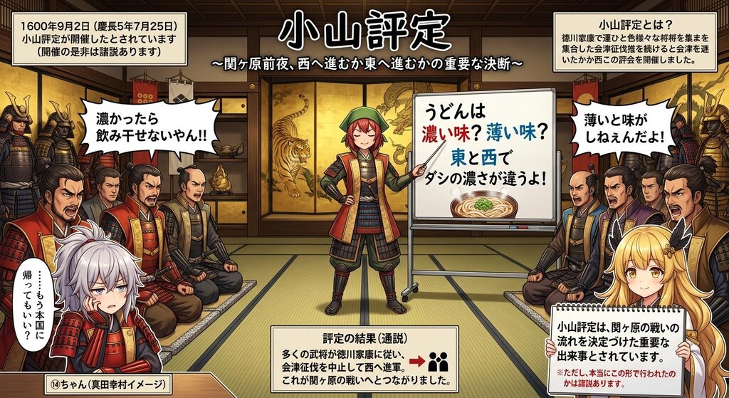 9月2日は小山評定の日