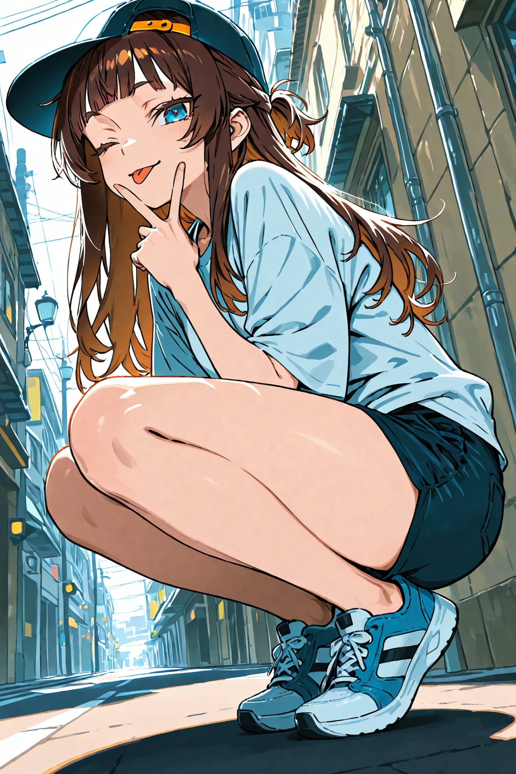 ストリート系ちゃん🧢 | の人気AIイラスト・グラビア