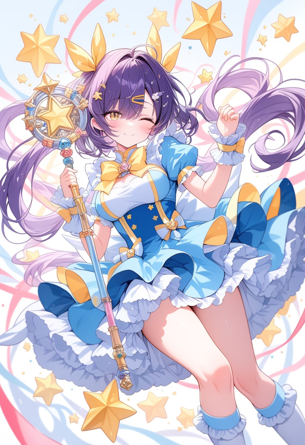 魔法少女　４人