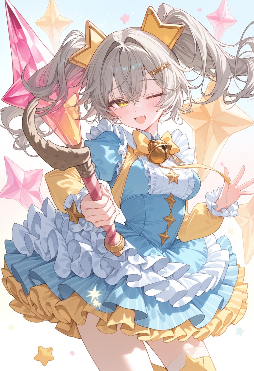魔法少女　４人