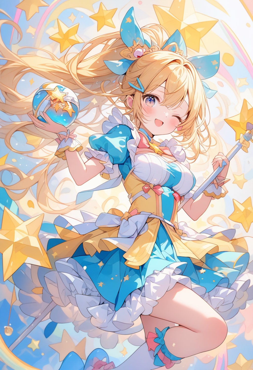 魔法少女　４人