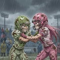 🏈泥まみれの女子アメフト 164 2枚目