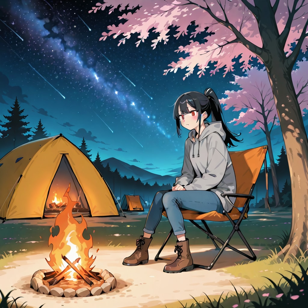 春のソロキャンプ