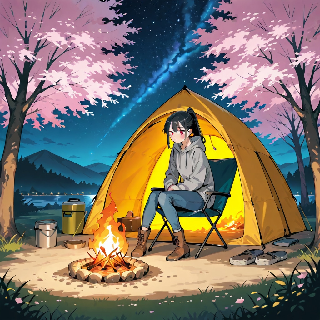 春のソロキャンプ | の人気AIイラスト・グラビア