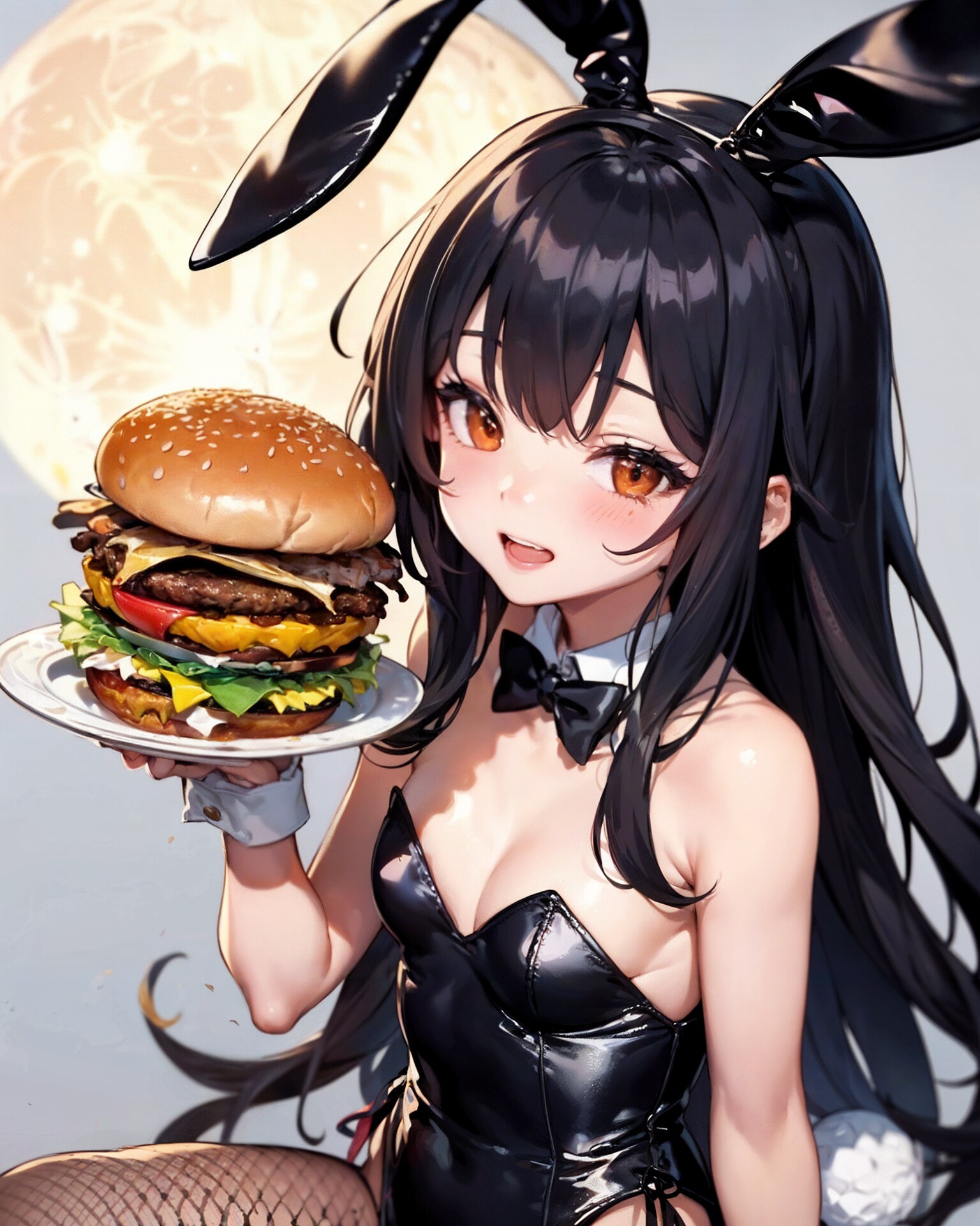 #今日から月見バーガー  🍔🌙