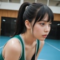 バスケ少女乳首チラ４ 5枚目