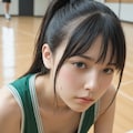 バスケ少女乳首チラ４ 2枚目