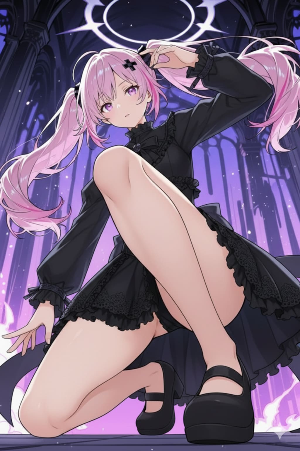 いくつかセレスの服装とポーズを変えて見た