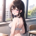 忘れ物を取りに来たら下着姿の女の子がいた 3枚目