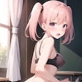 忘れ物を取りに来たら下着姿の女の子がいた 4枚目