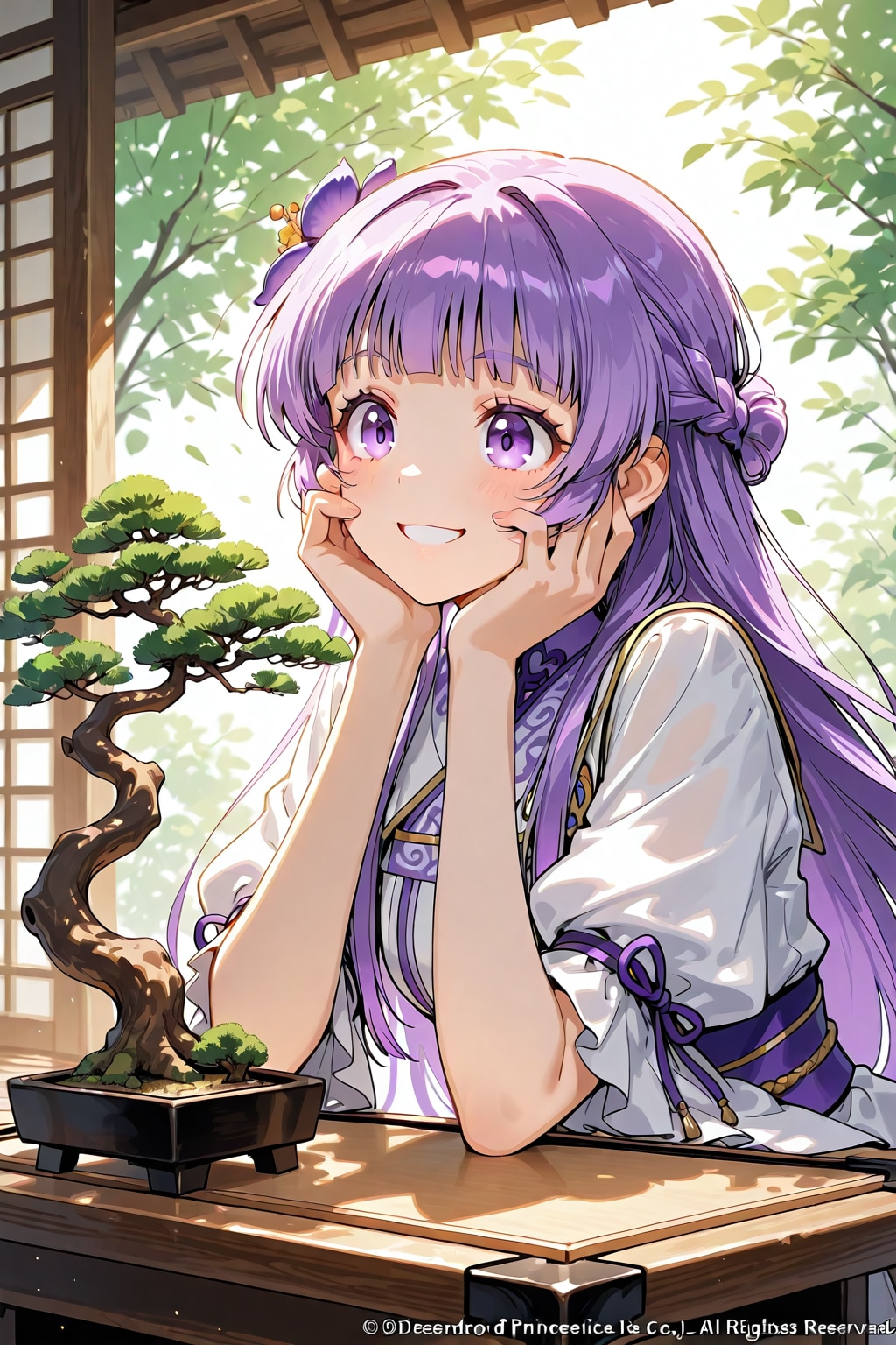 BONSAIと姫&BONSAI作者近影♪ | の人気AIイラスト・グラビア