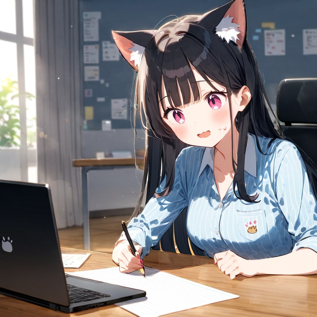 はたらきたくないにゃー、、、 | の人気AIイラスト・グラビア