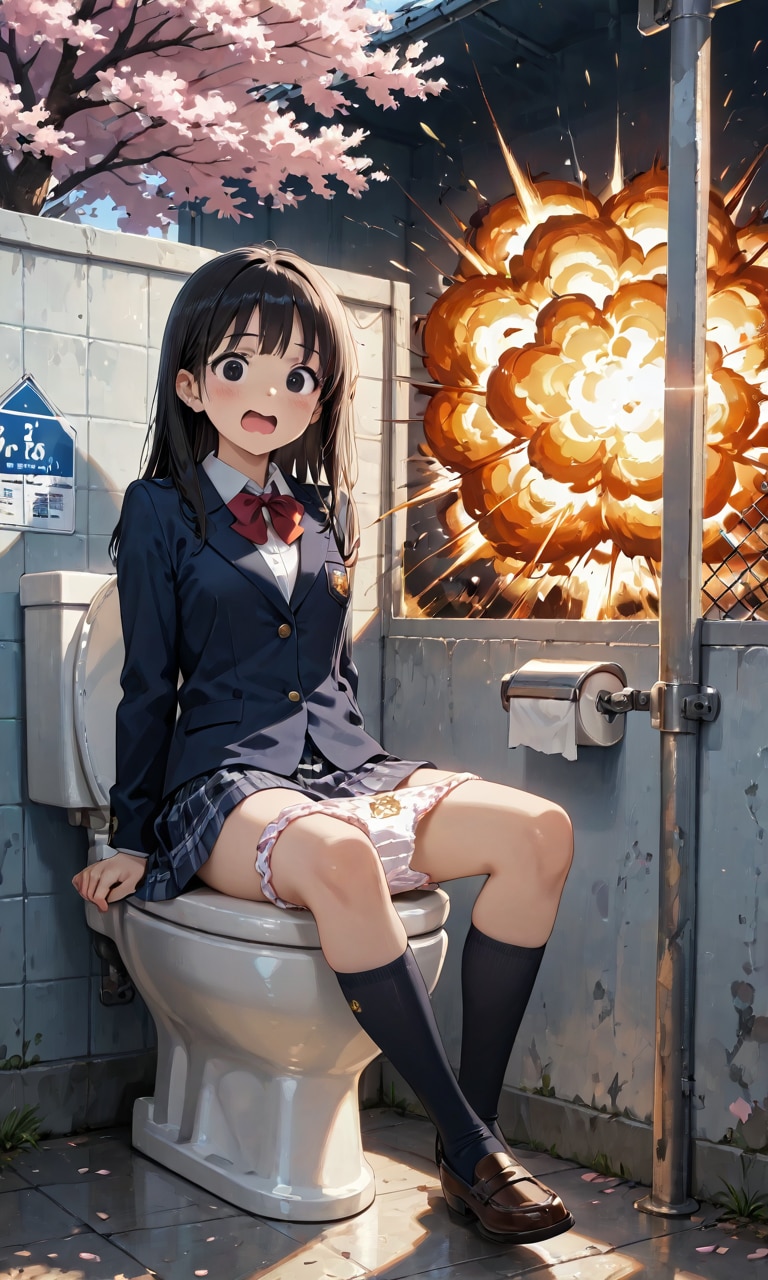 入学式でなんてできないぞぉ！ドカーン！ | の人気AIイラスト・グラビア