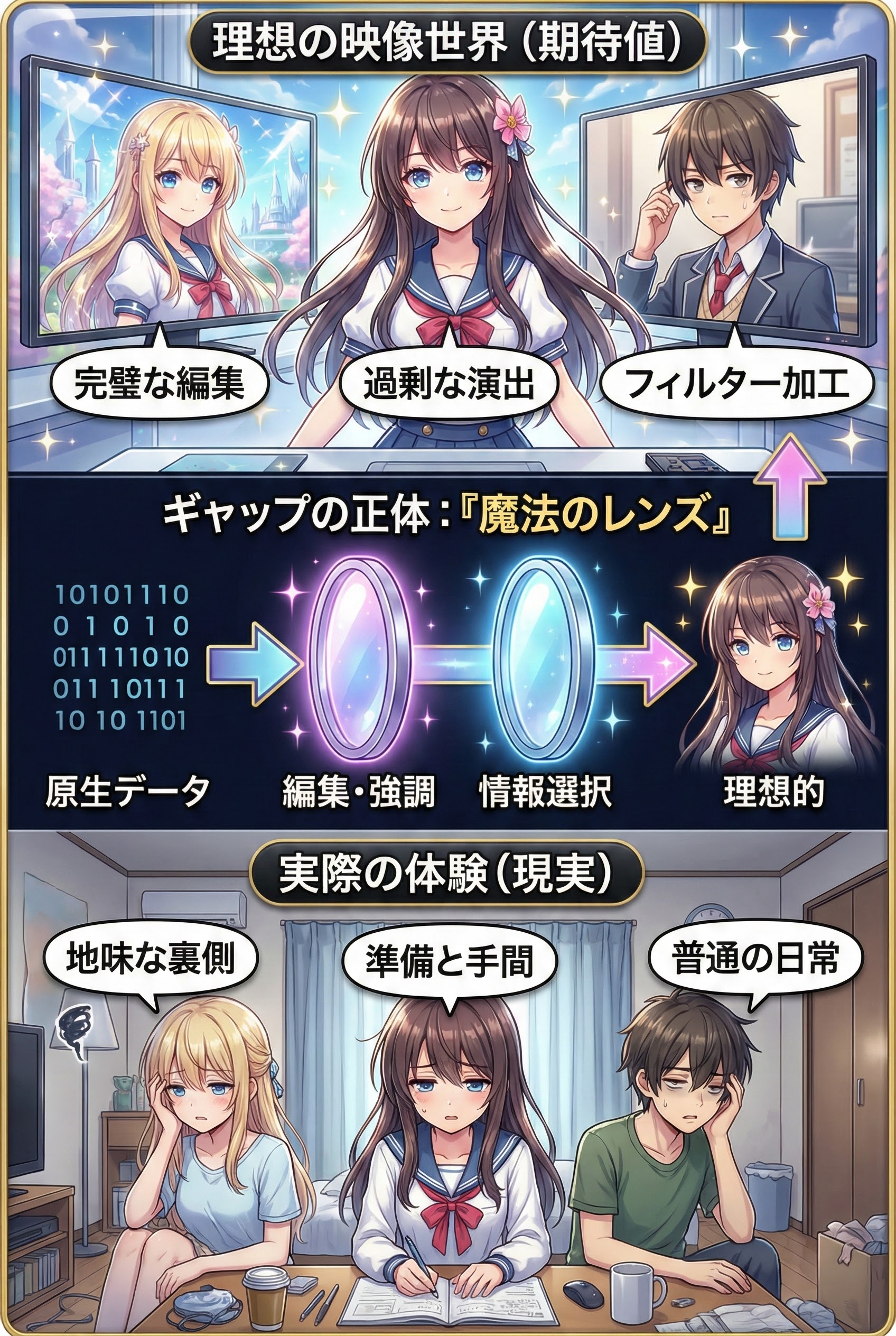 理想の映像世界(期待値)