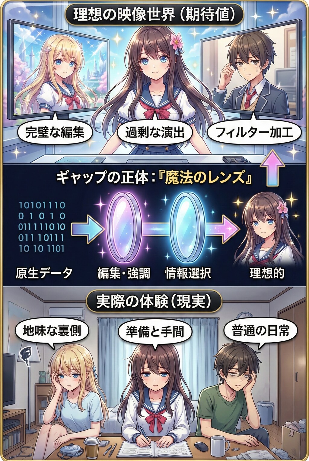 理想の映像世界(期待値)