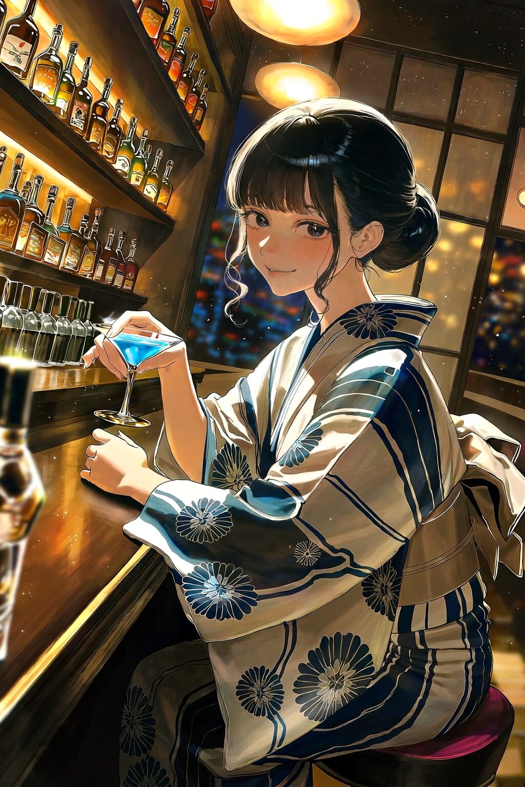 ほんのり桜色