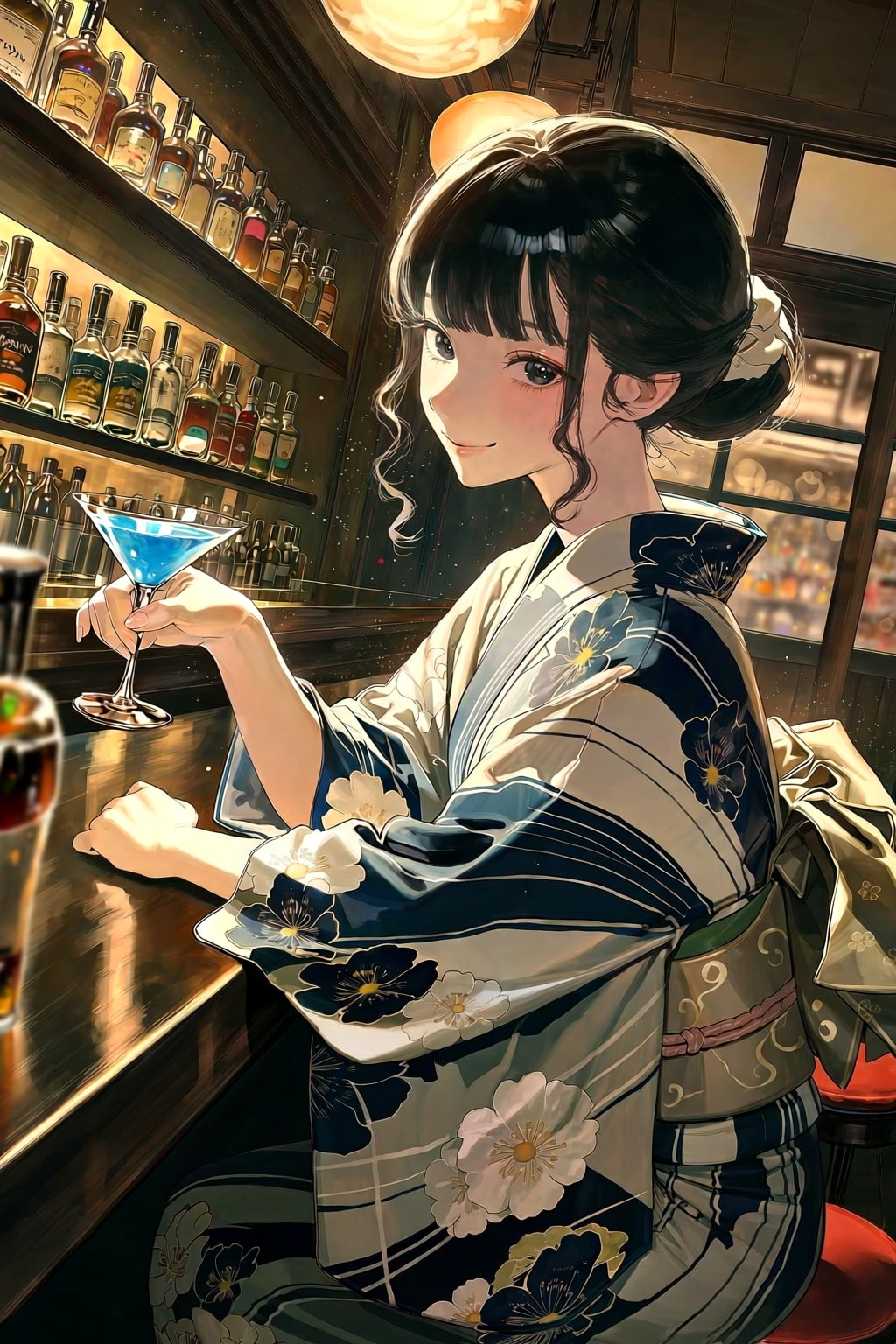 ほんのり桜色