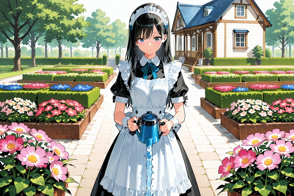 花壇の手入れ①