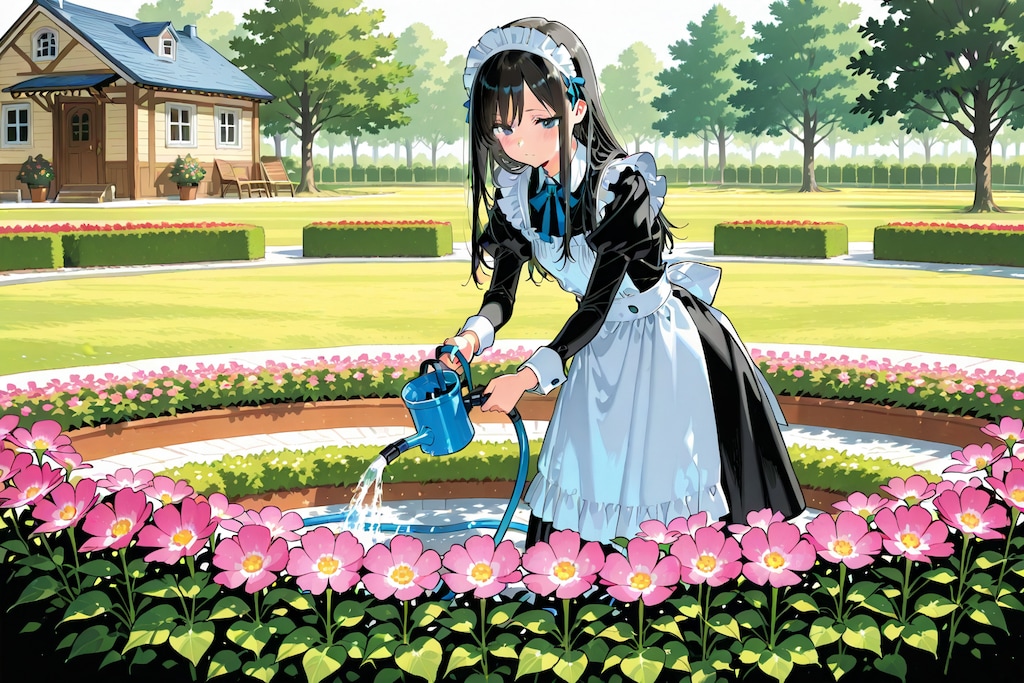 花壇の手入れ①