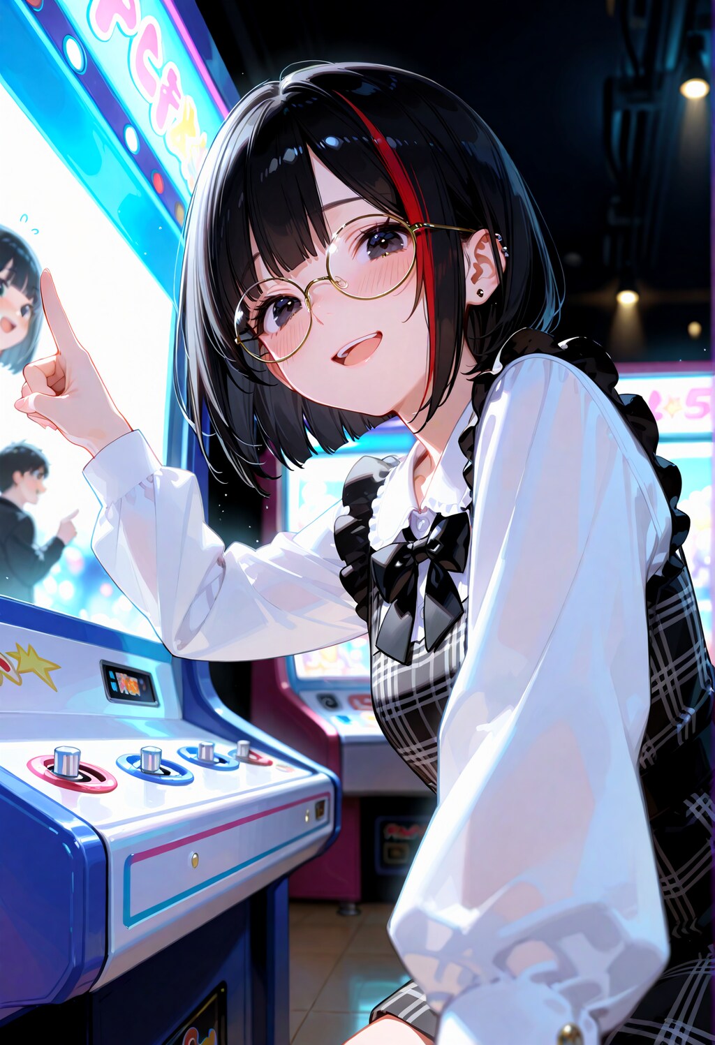 普段着ないタイプの服。