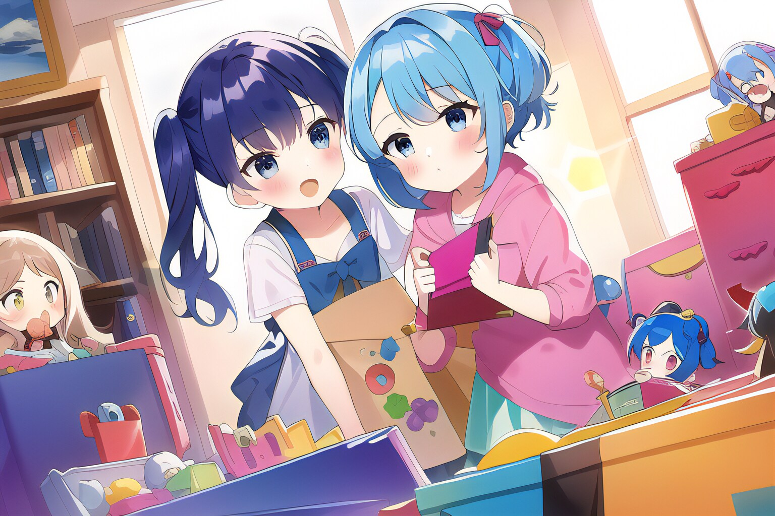 もー、手伝ってよ～