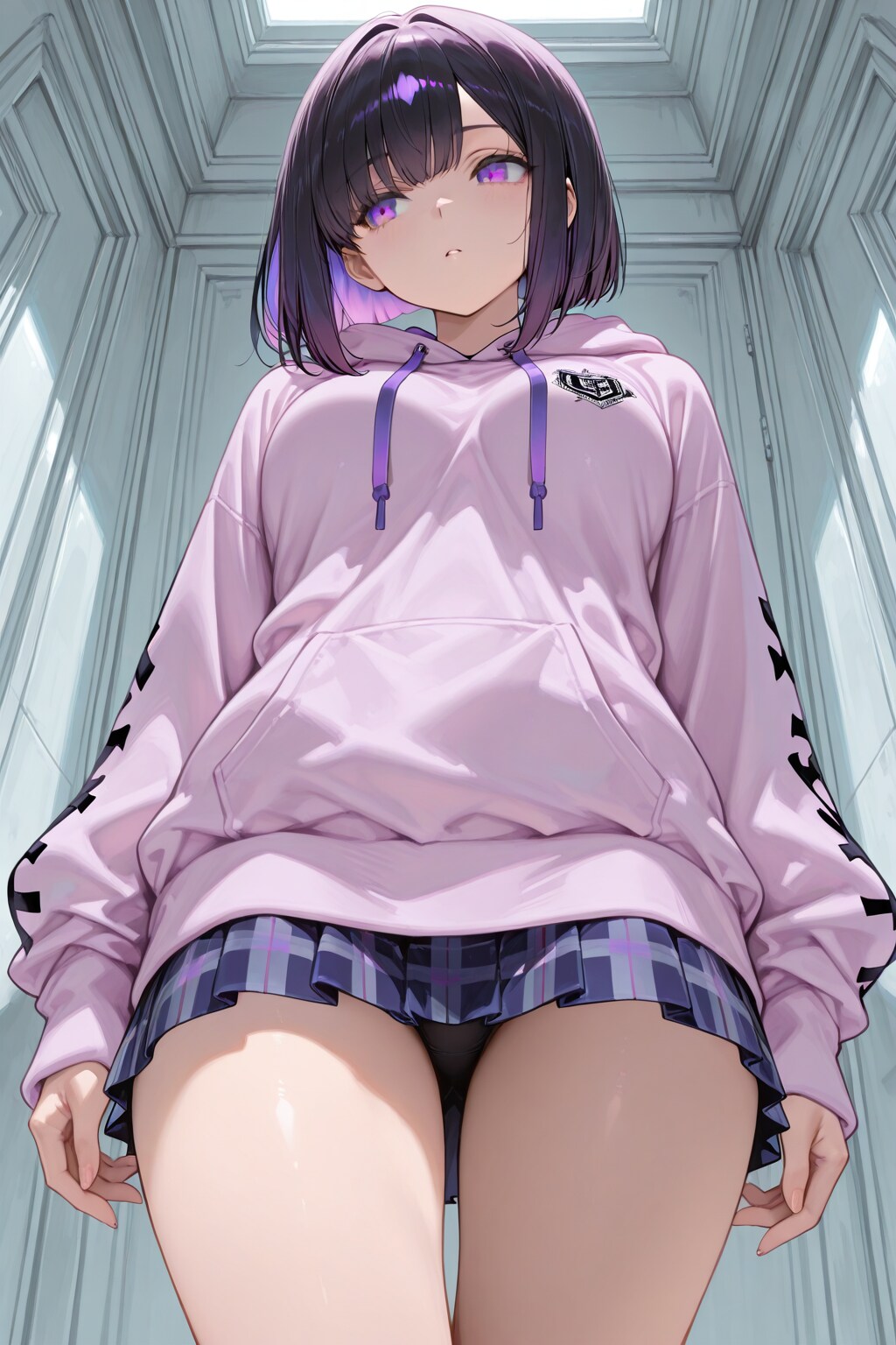 紫色が似合う女の子28