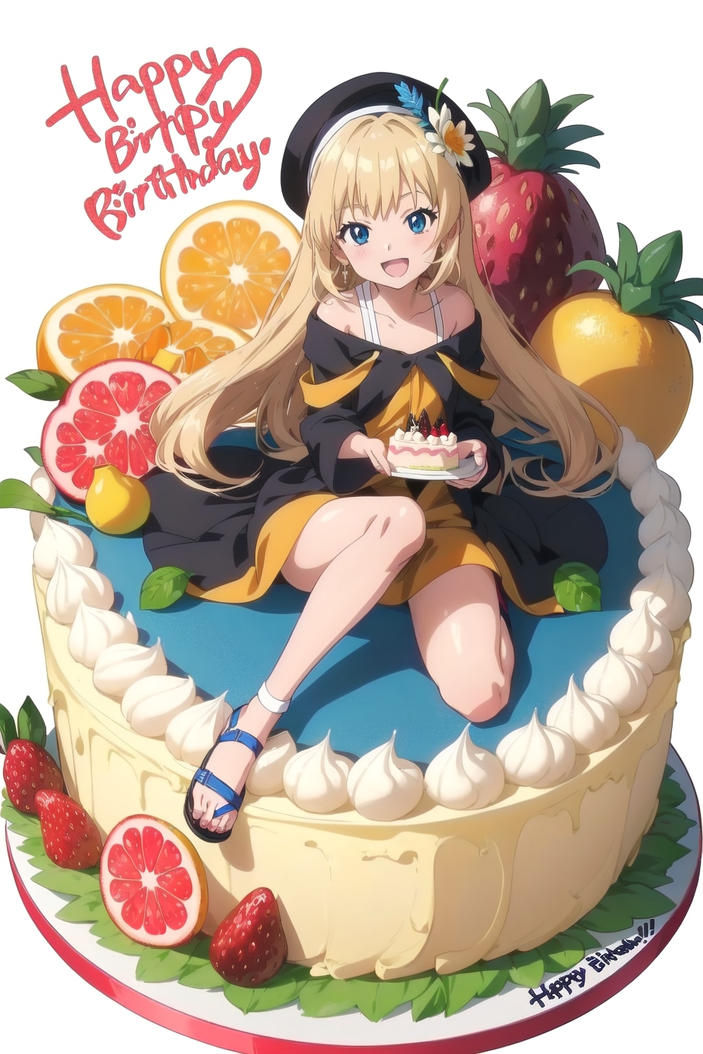 バースデーケーキさん | の人気AIイラスト・グラビア