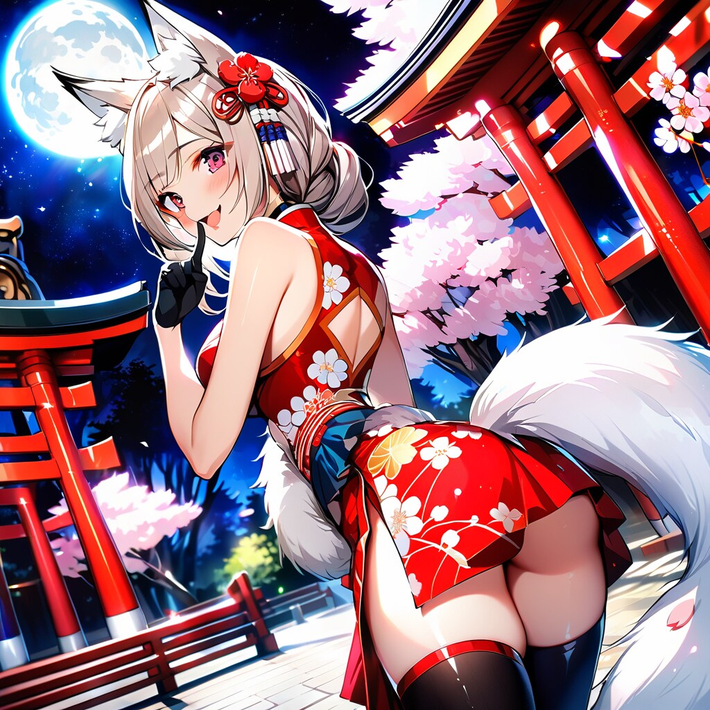 からかい好きのお狐さん