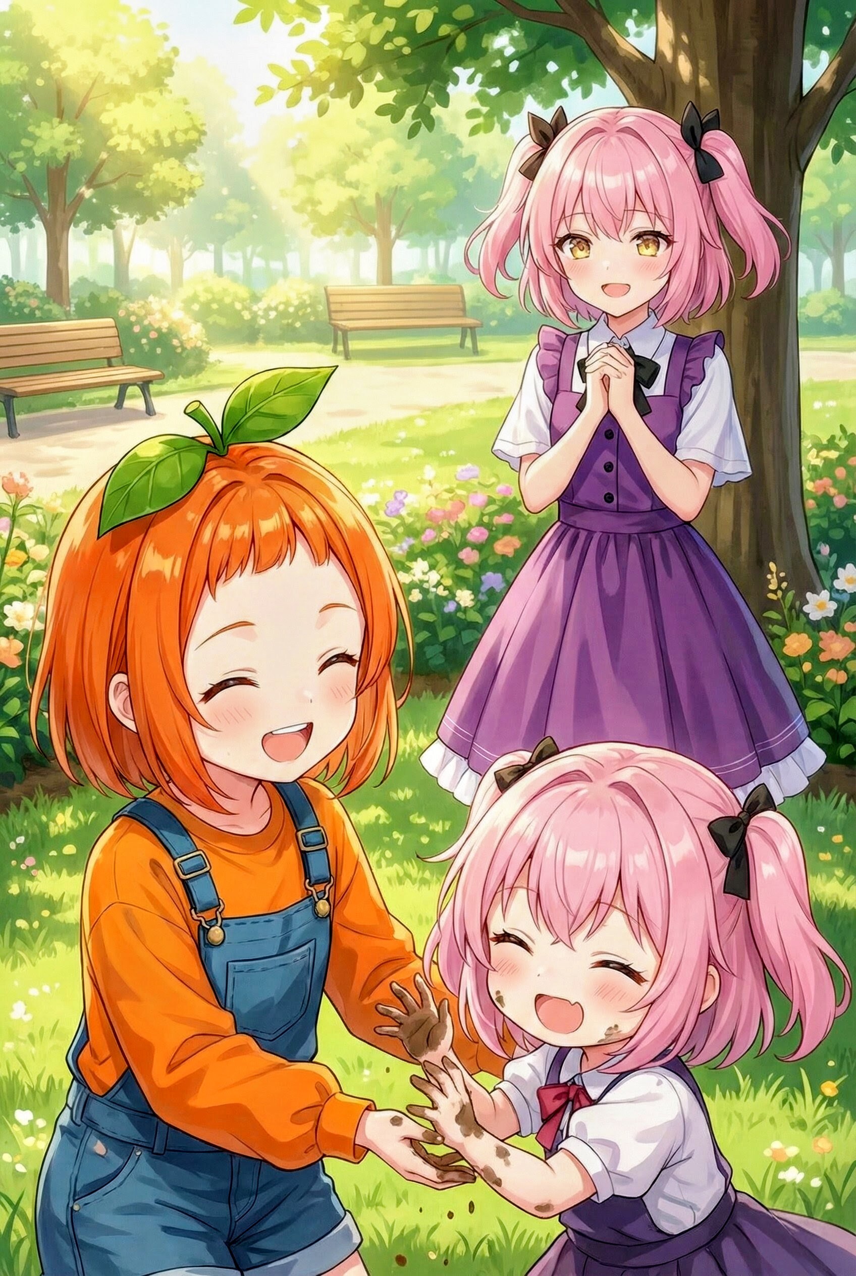 クランちゃんに遊んでもらったサクラ