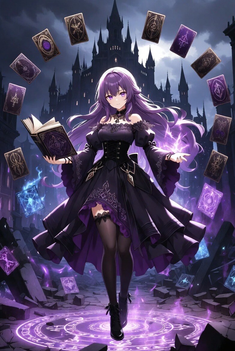 魔女とタロットカード