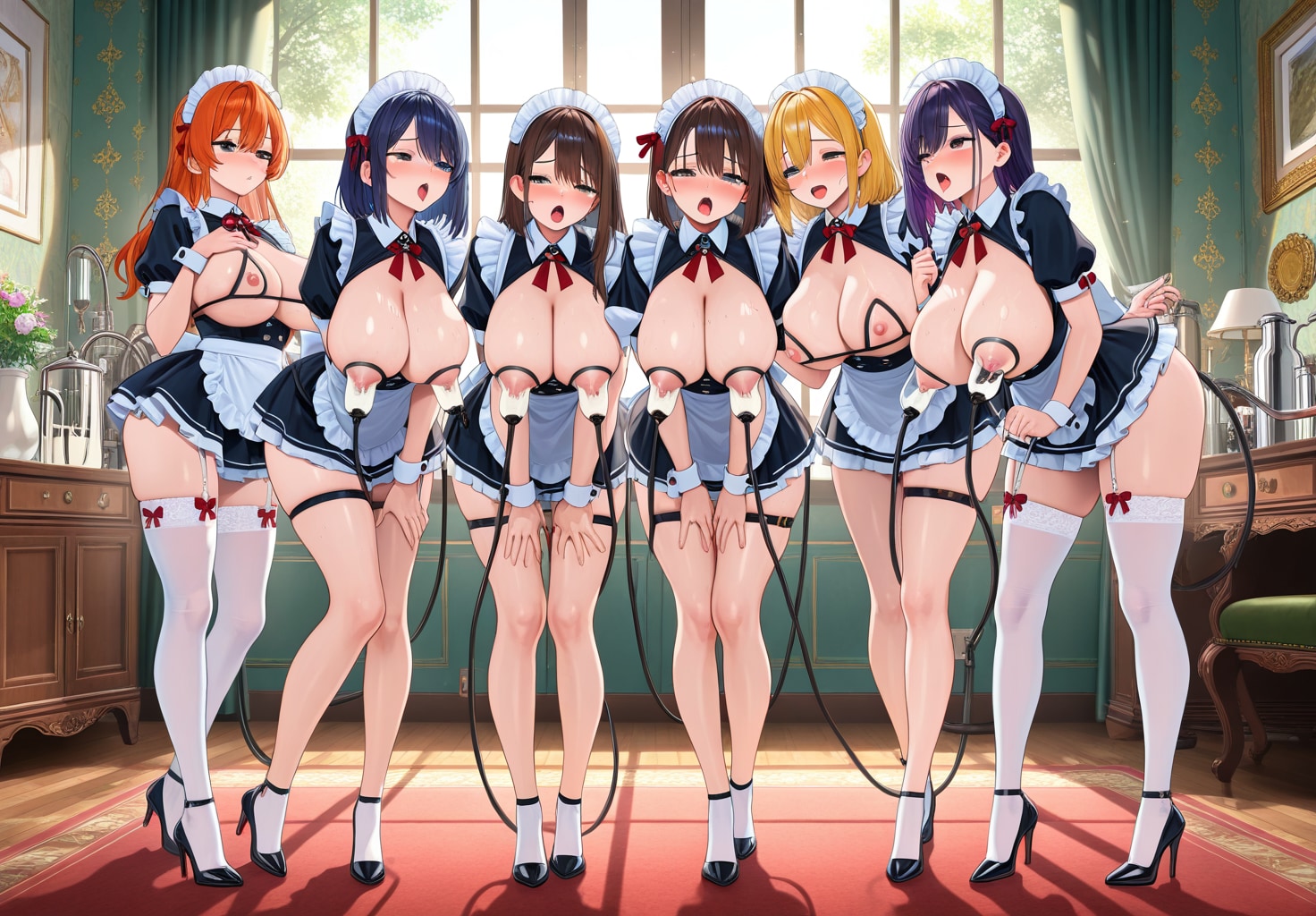 今日のメイド搾乳