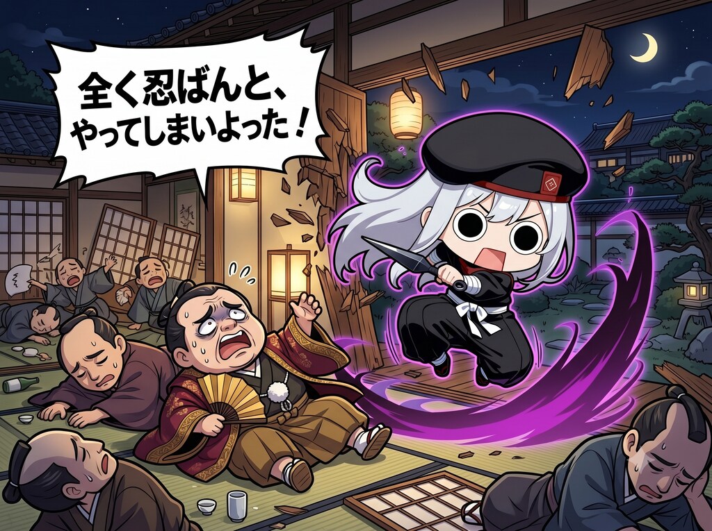 悪代官共をやってしまいよったえらいこっちゃ嬢