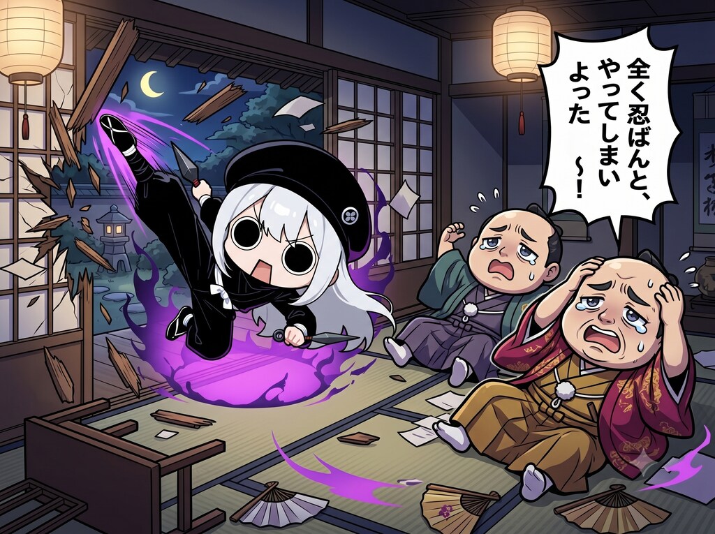 悪代官共をやってしまいよったえらいこっちゃ嬢