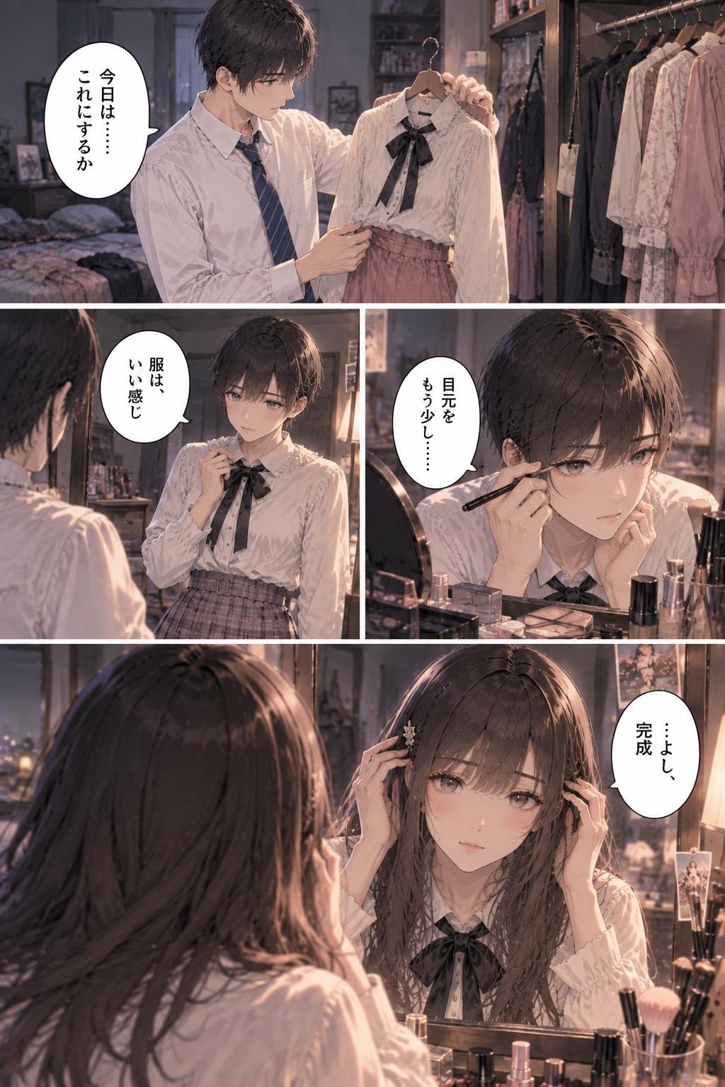 ①『女の子の殻で、私は孵化する』