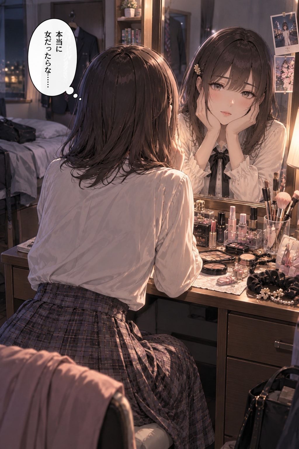 ①『女の子の殻で、私は孵化する』