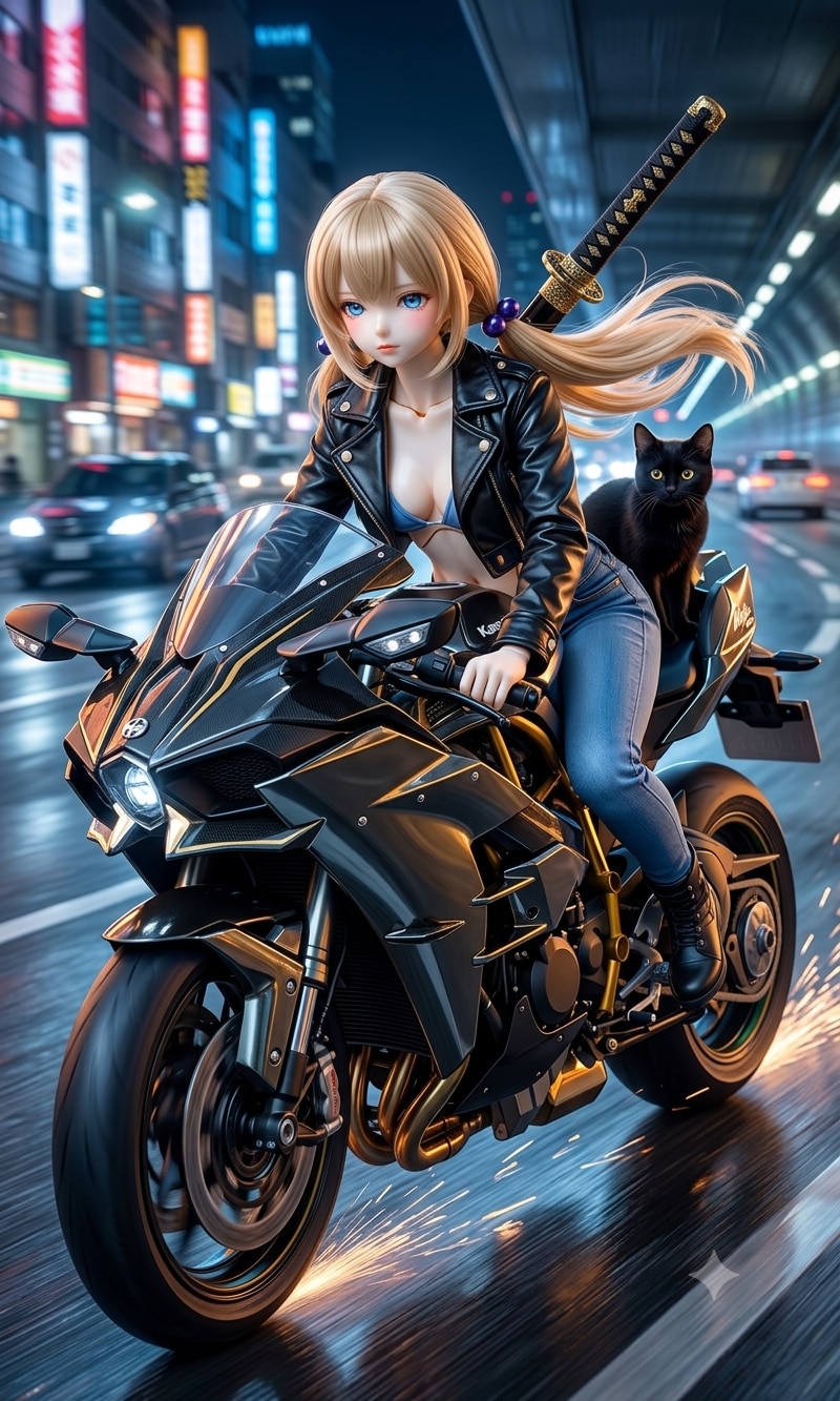 異世界制服少女達　謎の少女侍ガール⁉️ アクリルドールフィギュア