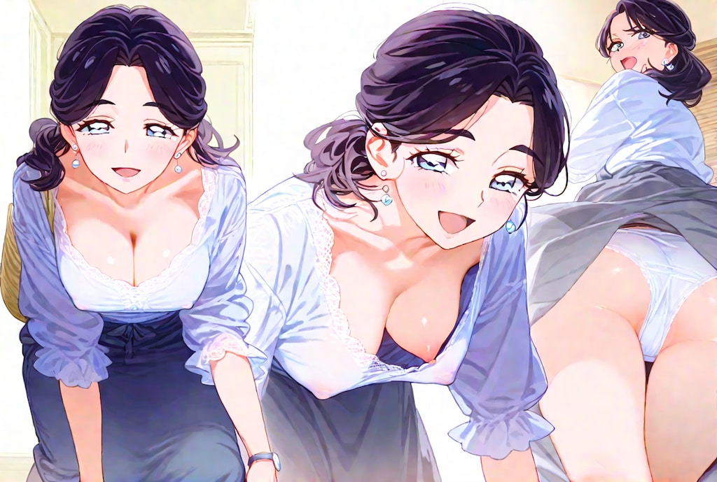 無防備なエチエチ友ママは近所の子たち皆んなのオカズ