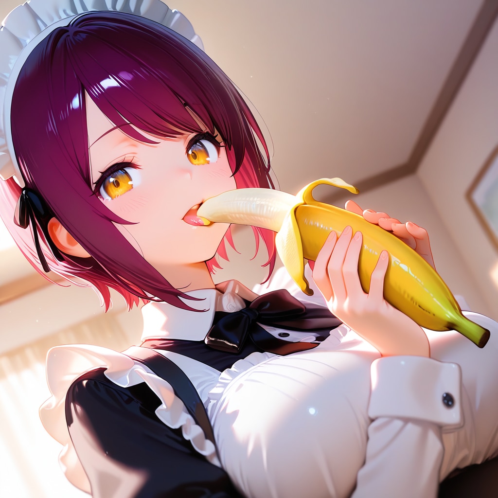 おはようございます（挨拶メイドの芽衣ちゃん）