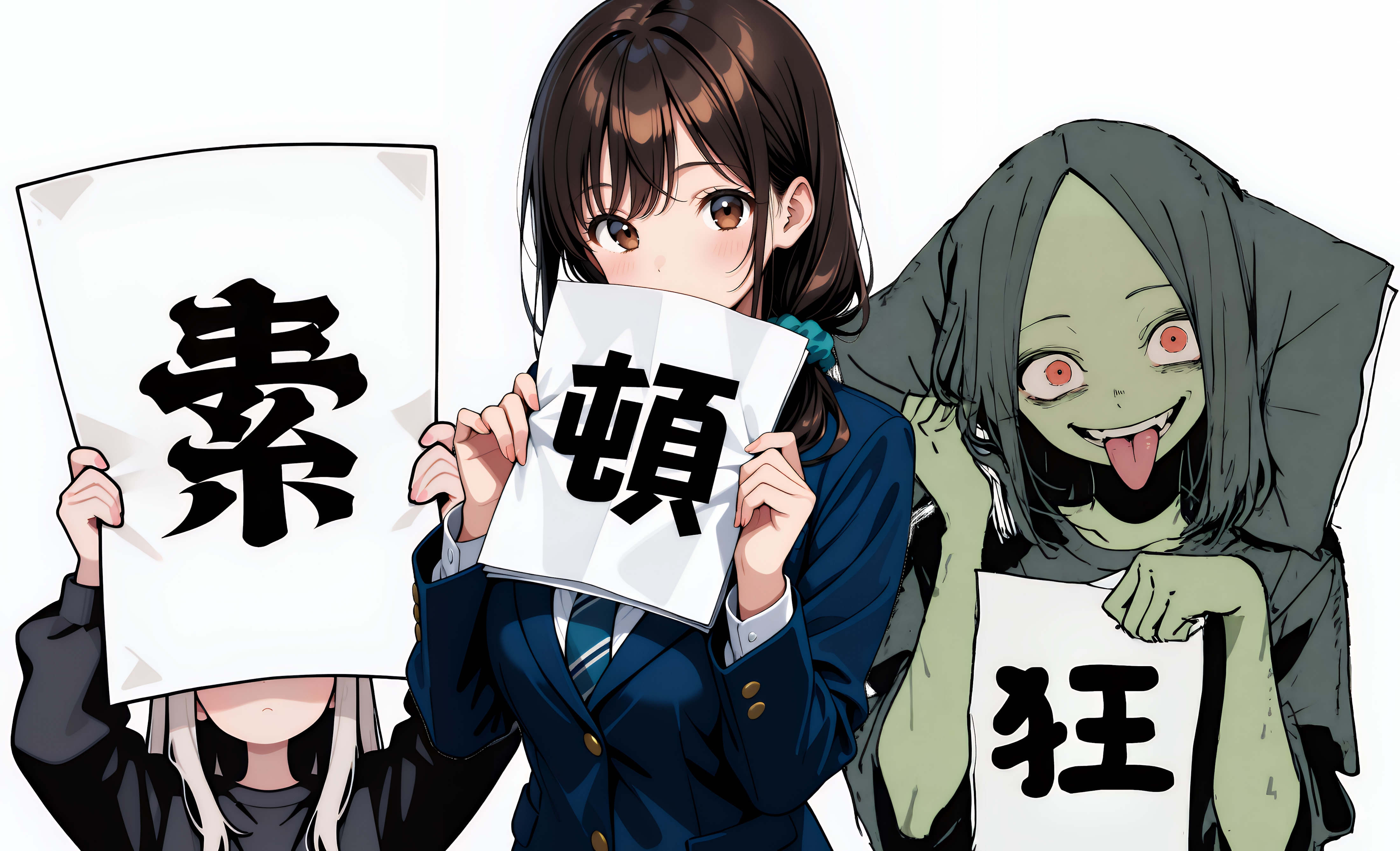 素頓狂 | の人気AIイラスト・グラビア