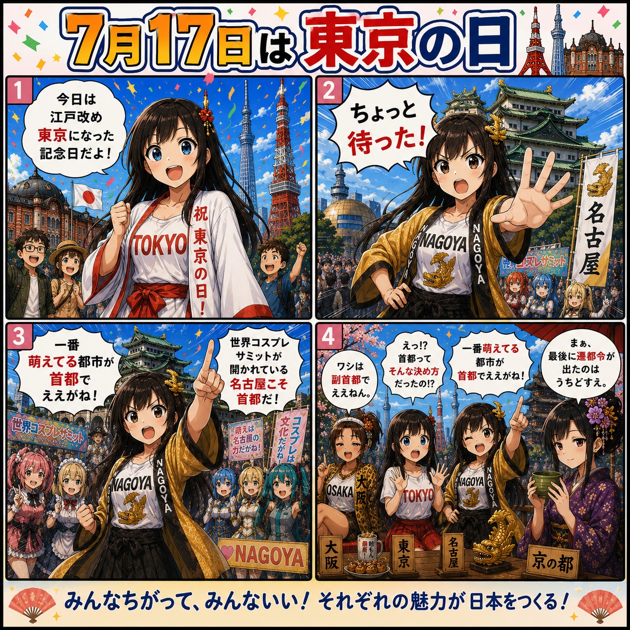 7月17日は東京の日