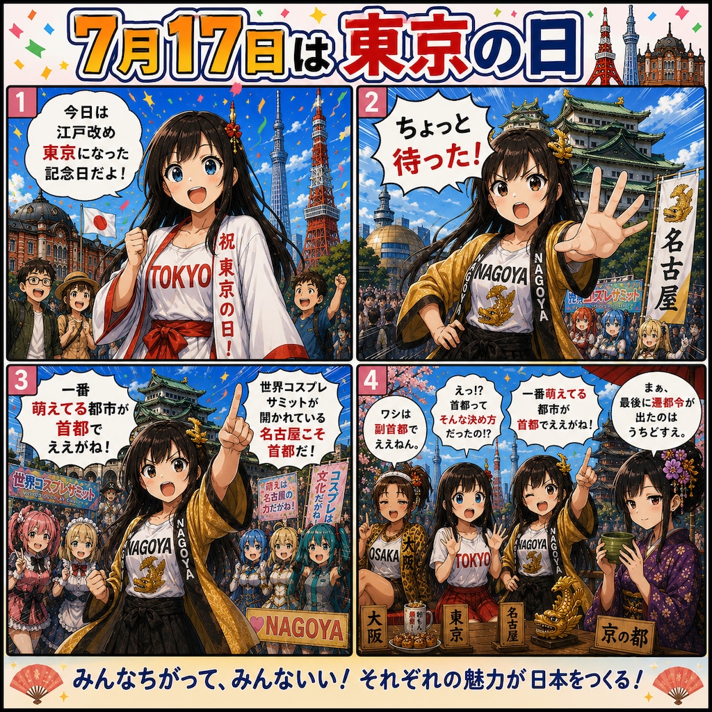 7月17日は東京の日