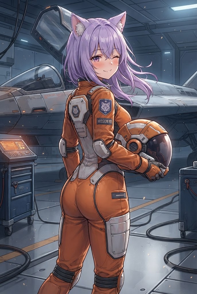 エースのパイロットスーツのシス