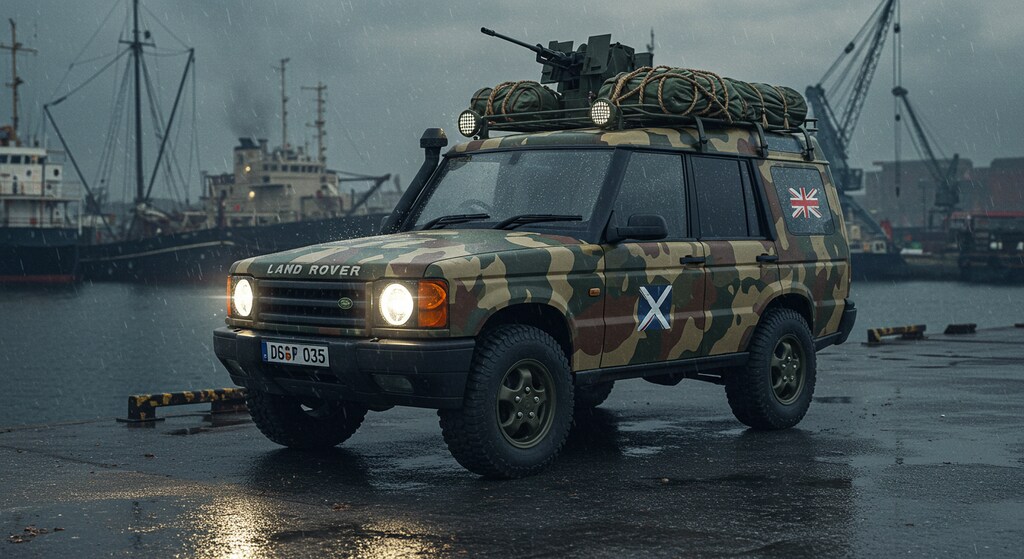 ランドローバーディスカバリー軍用車