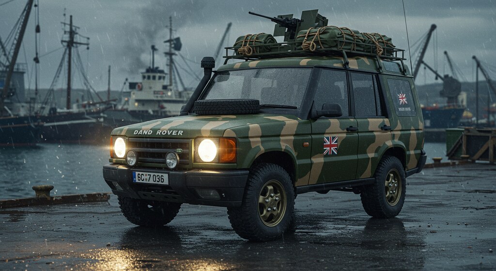 ランドローバーディスカバリー軍用車