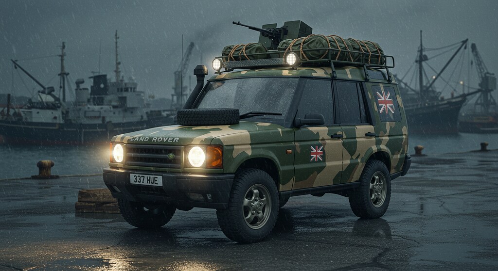 ランドローバーディスカバリー軍用車
