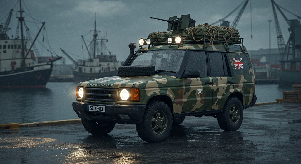 ランドローバーディスカバリー軍用車