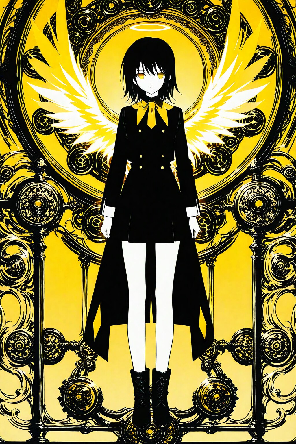 黒と黄色の天使