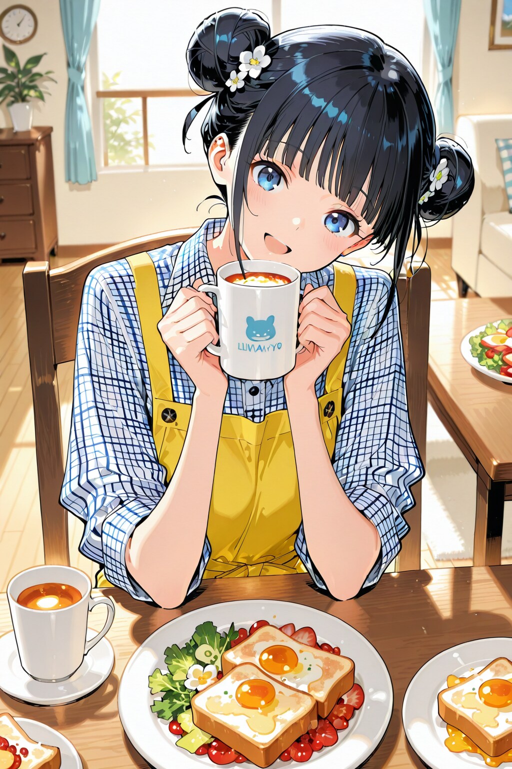おだんごちゃん🍡✨と朝ごはん🍚✨　5/3